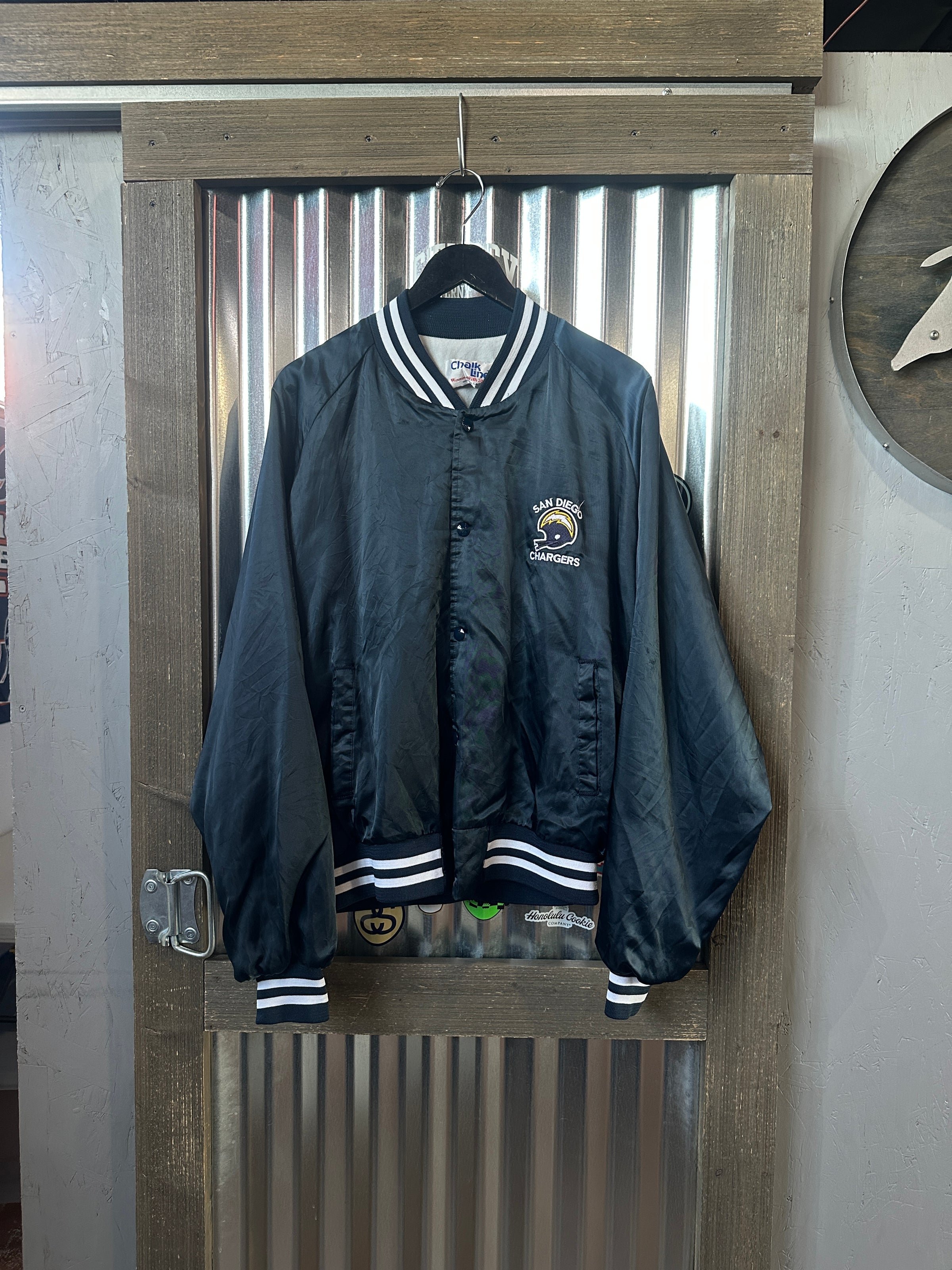Vintage Chargers Chalk Line Jacket - 2XL | CSU THRIFT