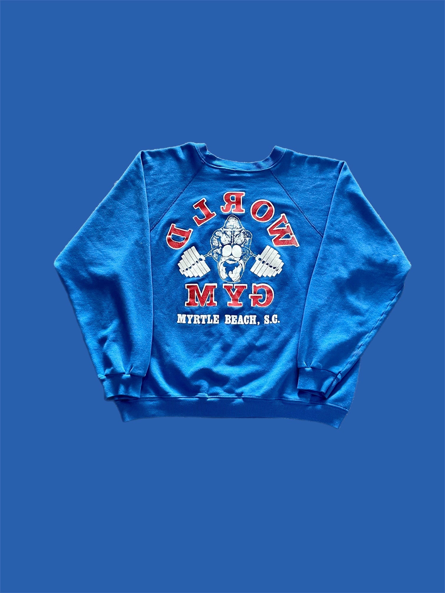 World gym sweatshirt outlet